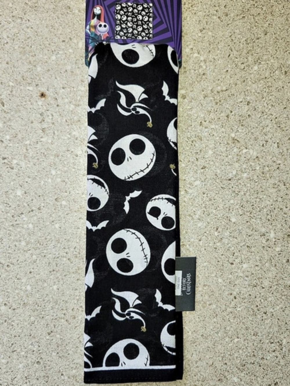 Disney Nightmare Before Christmas Halloween Bandana Black & White